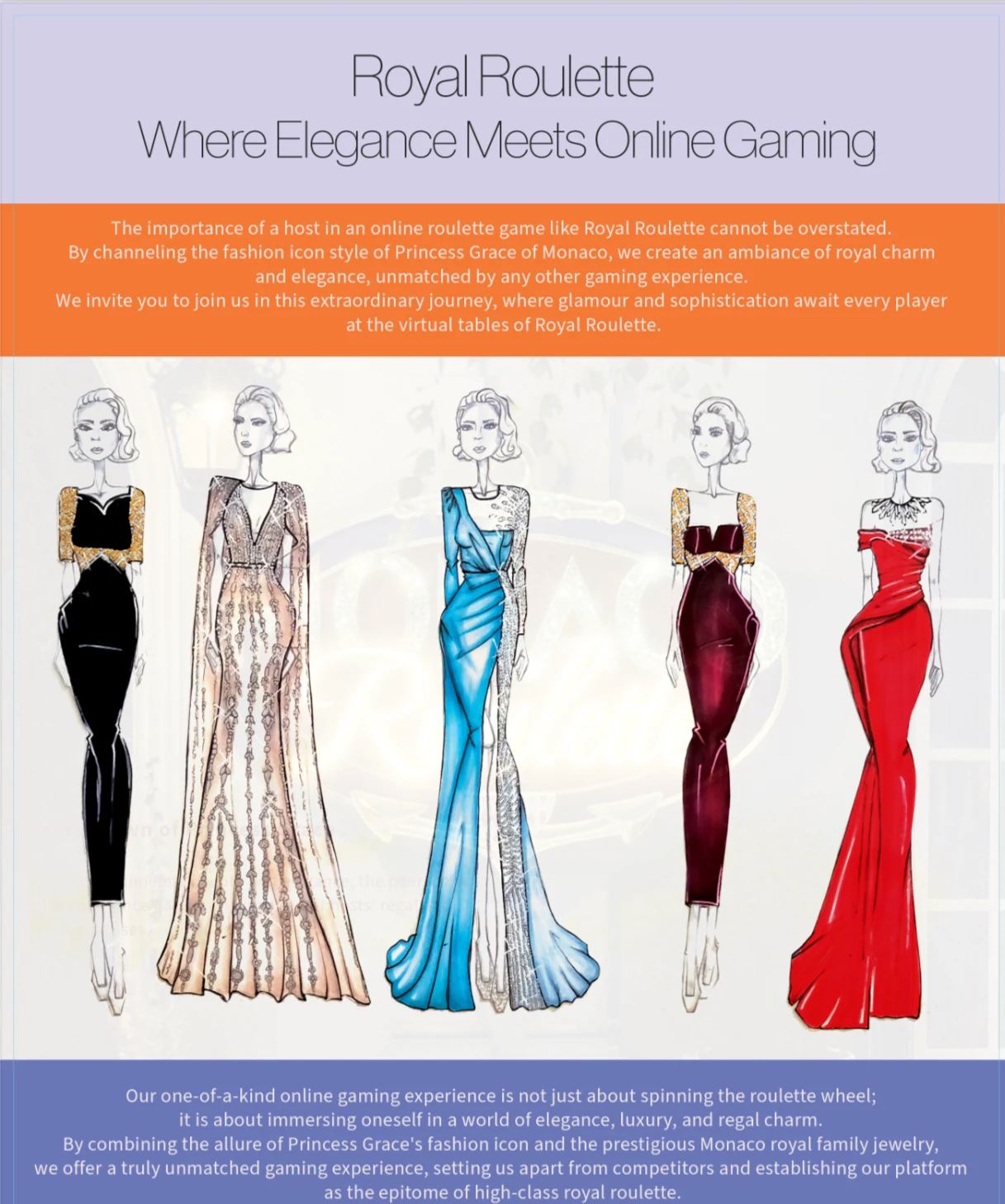 Monaco Roulette costume design board by Andrinya — photo 1