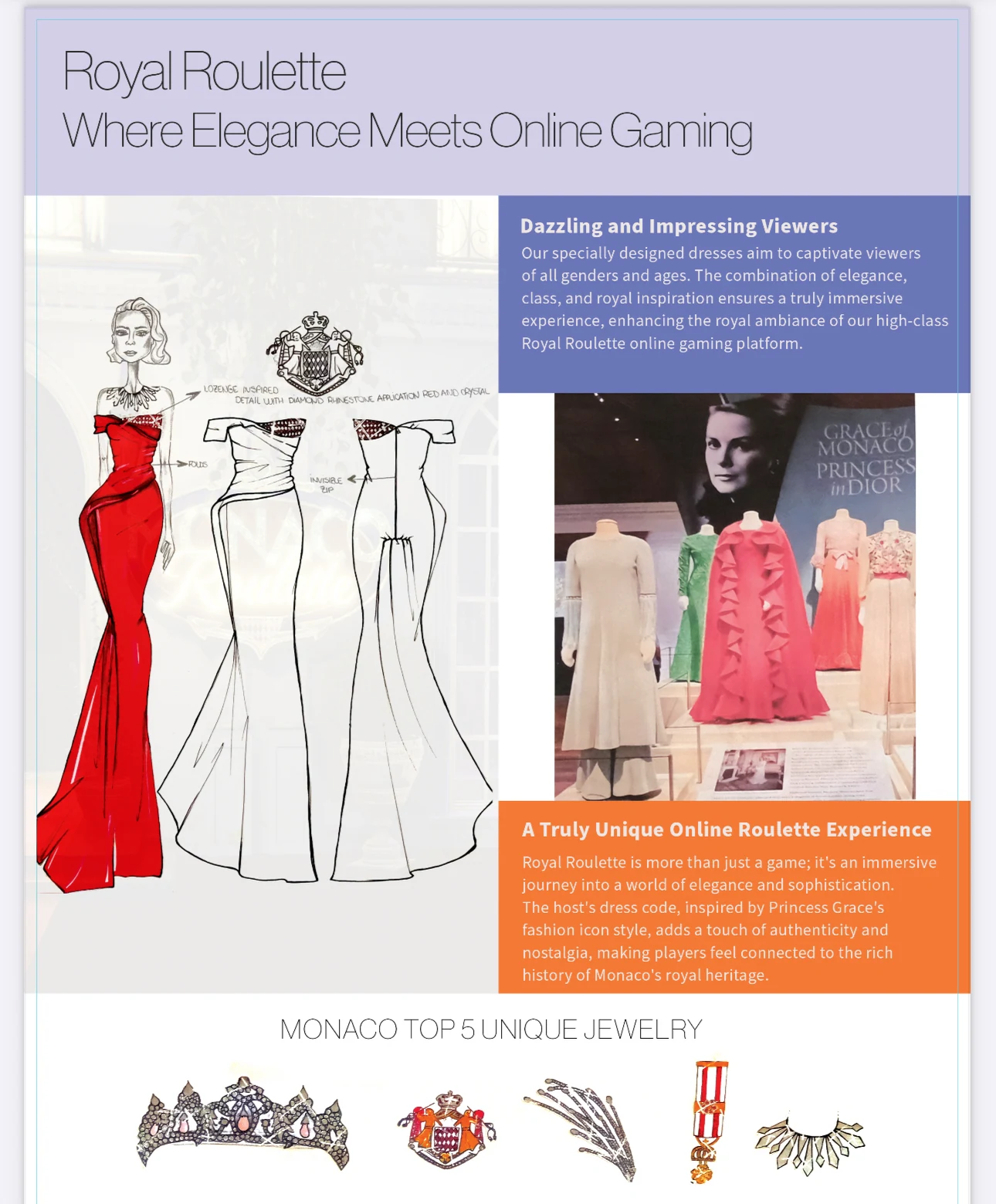 Monaco Roulette costume design board by Andrinya — photo 2
